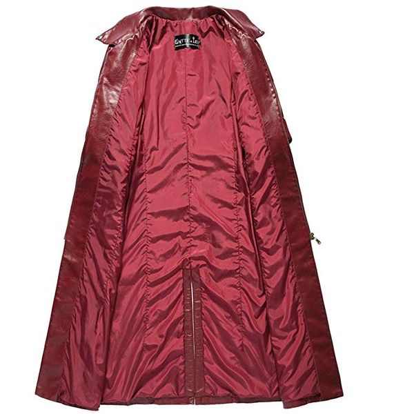 

devil may cry 4 данте косплей костюм красная кожаная куртка костюмы на хэллоуин, Black