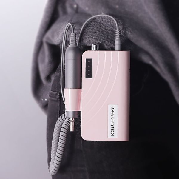 

mini manicure machine home electric rechargeable salon glazing adjustable speed tool polishing pen 30000rpm portable, Silver