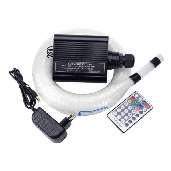 

16w rgbw led волоконно-оптический star потолочных светильников kit с кабелями 300pcs
