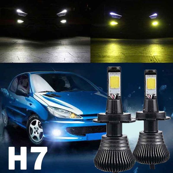 

2pcs led bulb car headllight led h1 h3 h7 880 881 h7 h8 h9 h11 fog light 12v 24v auto headlamp lamp