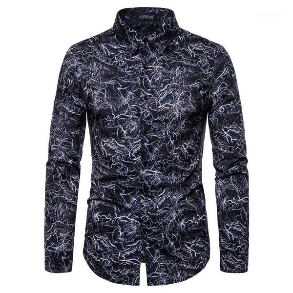 

neck long sleeve tshirts casual designer slim mens tees mens digital printed shirts casual lapel, White;black