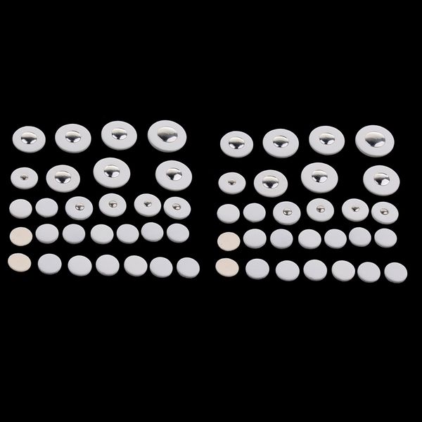 

56pieces bb clarinet key pads for bass clarinet wind instrument parts white