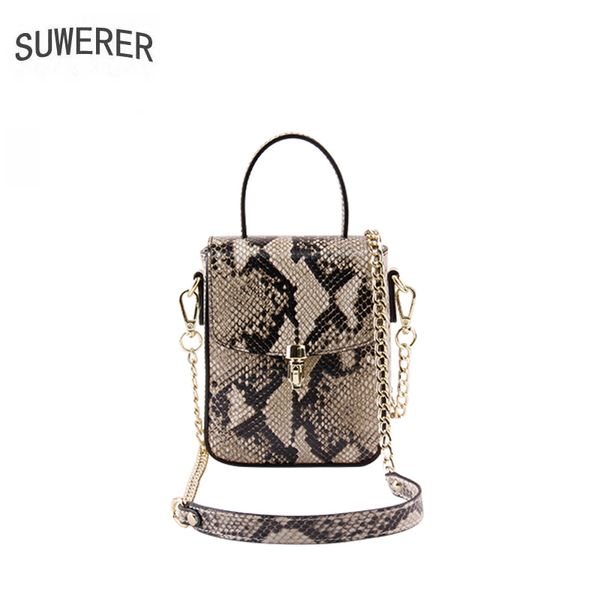 

suwerer fashion cowhide bag serpentine bag luxury handbags women bags designer bags women 2019 tote small