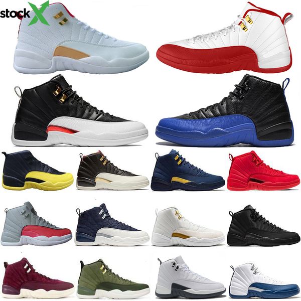 

2019 mens 12 xii fiba jordon basketball shoes winterized gym red cny game royal 12s men designer sneakers trainers baskets des chaussures