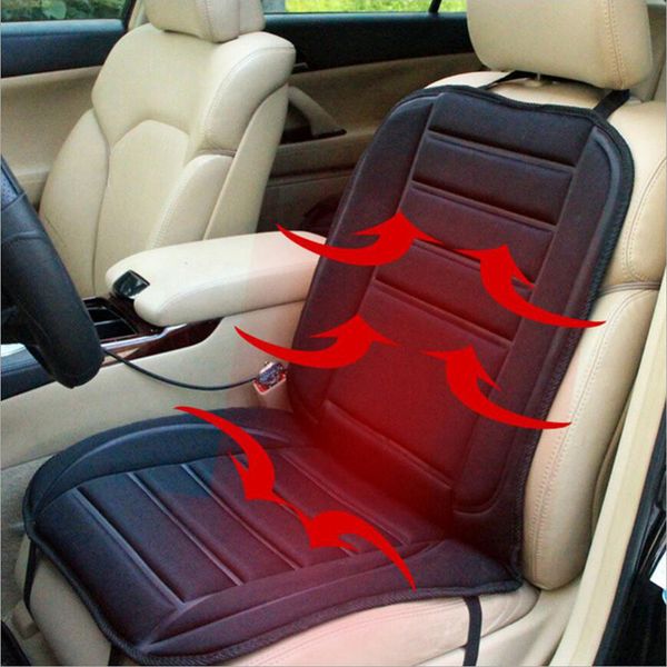 

seat cushion car seat warmer dc12v heated cushion cover heating carbon fiber keep warming for winter black color new