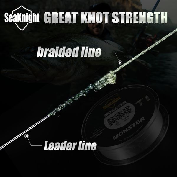 

seaknight monster w8 fishing line 300m 8 strands braided fishing line multifilament pe line 20lb,line 1