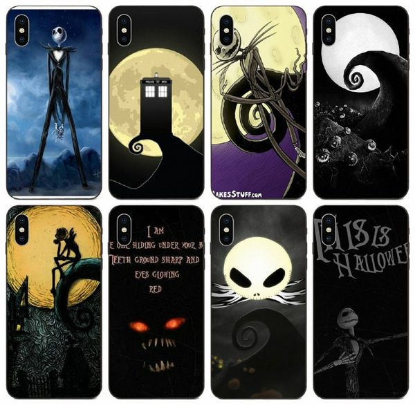 

tongtrade] кошмар перед рождеством moon чехол для iphone 11 pro x xs max 8 7 6 6s 5s samsung s10 s9 huawei p20 p30 lg v40 cover case