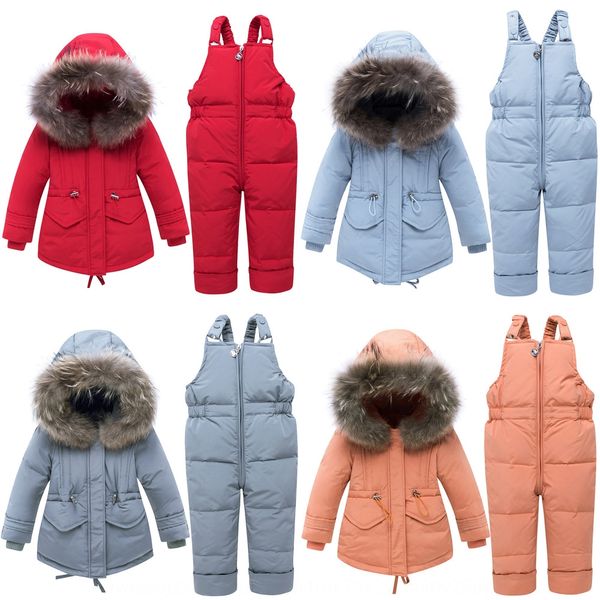 

down jacket set baby baby winter thickened set short boy and girl down jacket, Blue;gray