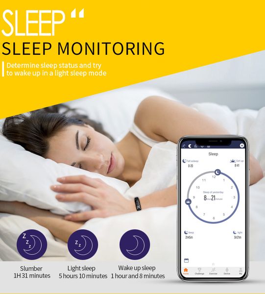 

congdi r5max smart wristband smart bracelet heart rate sleep monitor pedometer weather forecast intelligent fitness bracelet