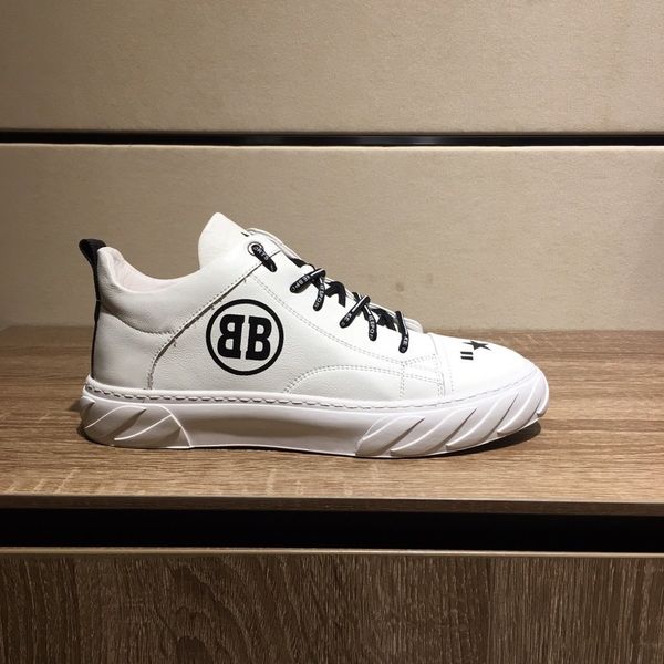 

luxury designer men sneaker casual shoes low high paris brand monogram colorful shoe walking platform black white shoes size 38-44