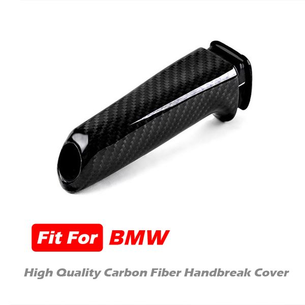 

car carbon fiber handbrake handle cover for bmw x1 1 2 3 4 series gt m3 m4 f80 f82 g30 f30 f20 f10 e36 e39 e46 e60 e90 x5 e50 etc