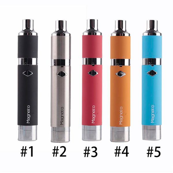 

2020 Yocan Magneto Wax Pen Kits e Cigarette Vaporizer Vape Pen с магнитным соединением Dab Tool 1100mah аккумулятор модернизирован Evolve Plus