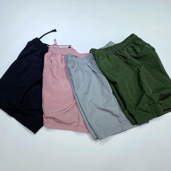 

20ss new breathable waterproof shorts embroidery pattern mens nylon short pants women couple fashion street trousers hfxhdk025, White;black