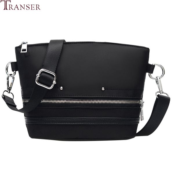 

transer shoulder bag women waterproof nylon crossbody bags 2019 new fashion solid color zipper handbag bags bolsa feminina #30