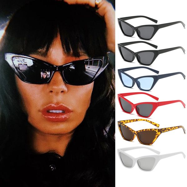 

vintage cat eye sungasses women fashion brand designer cateye sun glasses retro ladies uv400 sungass shades female eyewear, White;black
