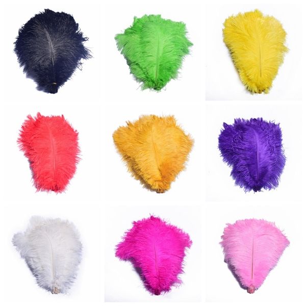 12 14inch Ostrich Feather Plume Colorful Feathers For Crafts Home