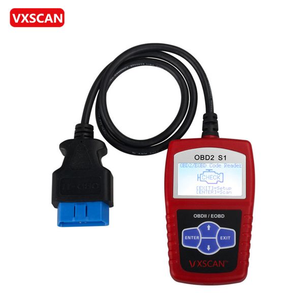 

vxscan s1 eobd obdii diy code reader with english spanish and french languages