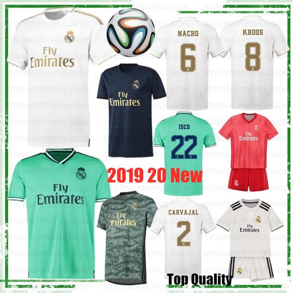 

hazard real madrid soccer jerseys 2019 20 camiseta kids rm jovic bale jovic rodrygo vinicius jr.sergio ramos new football shrit, Black;yellow