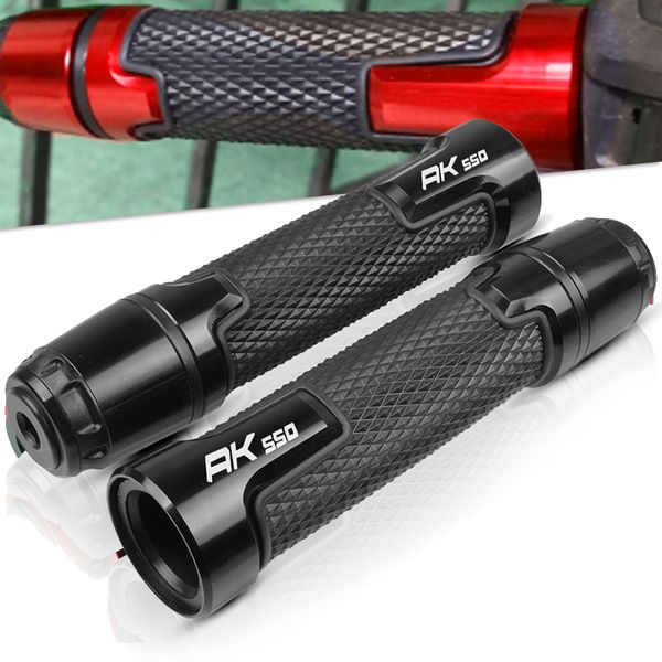 

7/8" 22mm cnc motorcycle handlebar grip handle bar motorbike handlebar grips for kymco ak550 ak-550 ak 550 2017 2018