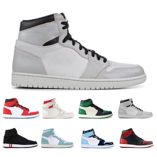 

2019 basketball shoes 1s NEW ARRIVED TURBO GREEN PINE GREEN BANNED UNC PHANTOM Court Purple men women sports men's sneakers size 7-12