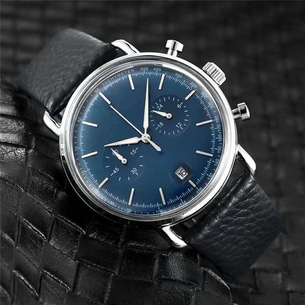 

AR11105 мужские часы мода высокого качества хронограф кварцевые часы кожаные мужски