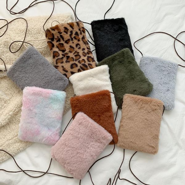 

2019 new women's handbag fashion plush satchel casual wild simple shoulder messenger bag #2o31