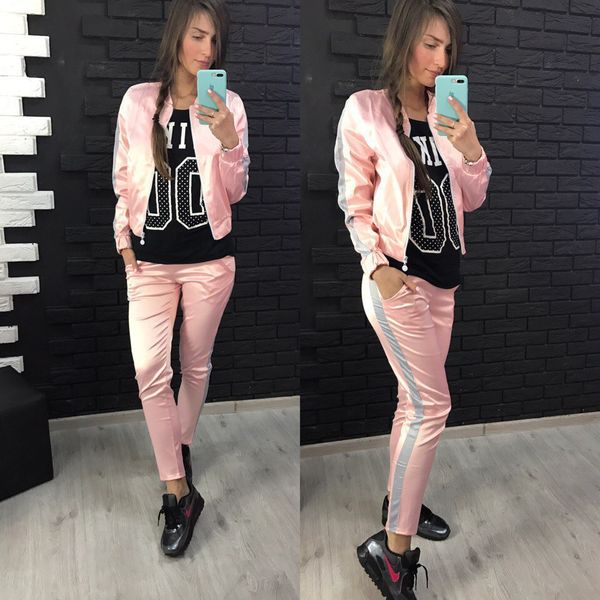 

women sportswear autumn tracksuit women's casual sports suit winter warm running set long sleeve sweatshirt, Black;blue