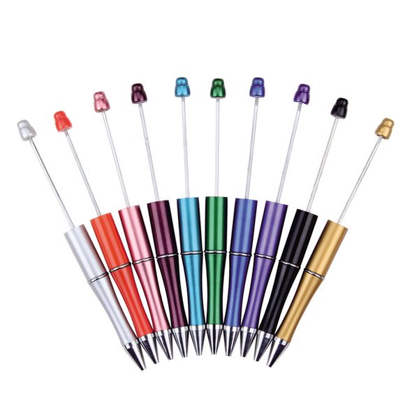 

usa japen add a bead diy pen original bead pens customizable lamp work craft writing tool, Blue;orange