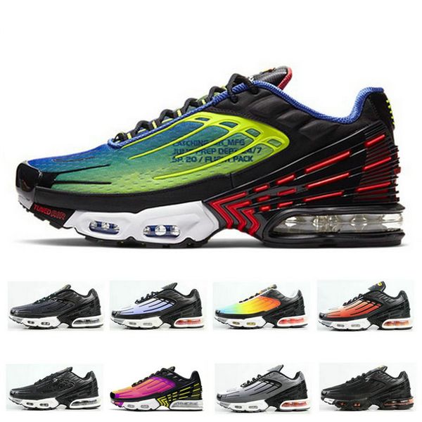 

2020 new tn 3 tuned mercuial tns plus chaussures mens running shoes male designer sports trainers sunset triple black white women sneakers