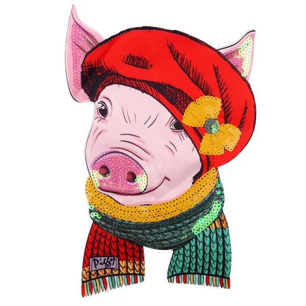 

печатные заплаты для курток, печатные значки для животных, аппликации для джинсов, мультипликационные заплаты для одежды a53, Black