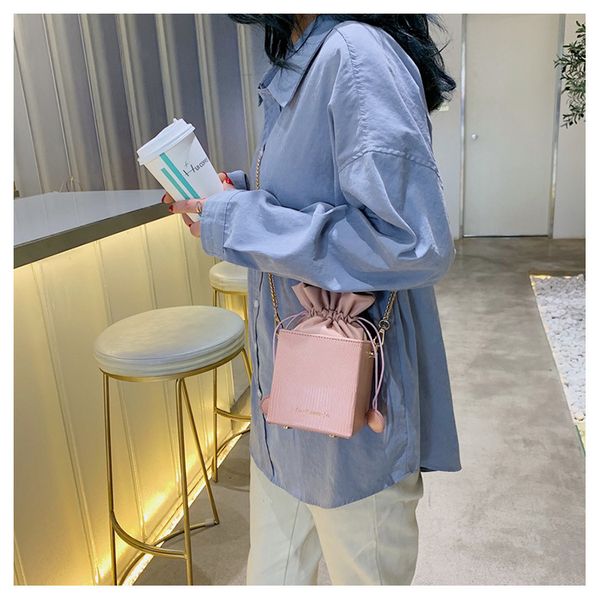 

jiulin 2019 new alligator pattern gift box small box small ear single shoulder slant female bag