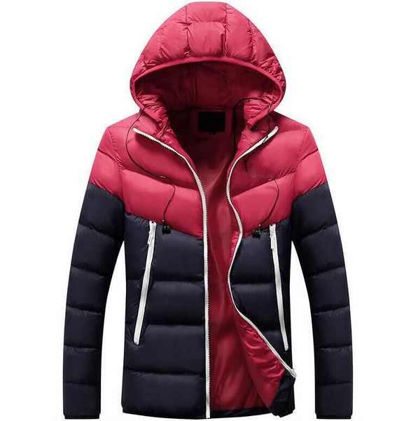 

2020 mens designer jackets winter luxury men down jacket coats casual hip hop warm trendy jacket male downs parkas 5 colors optional, Black