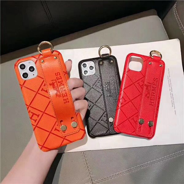 

brand h designer phone case for iphone 11 pro xs max xr x 7 8 plus leather case