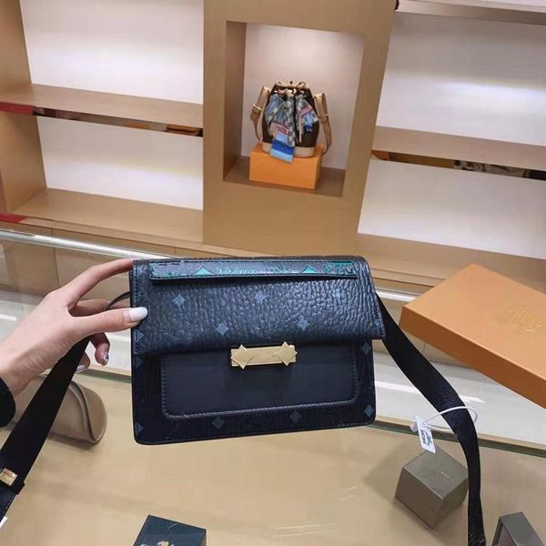 

new female bag 2020 one inclined shoulder bucket women woman genuine leather handbag joker postman small package purses