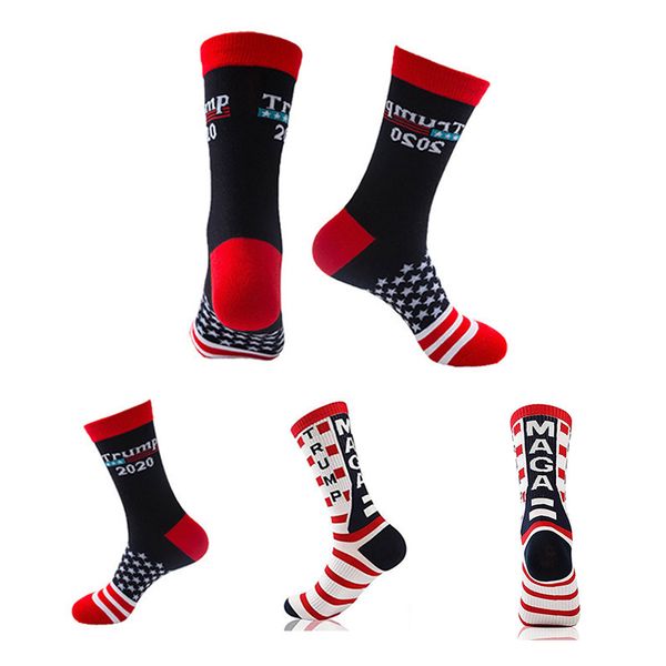 

socks american flag socks striped cotton trump president letter printted socks for man woman party gift dhl