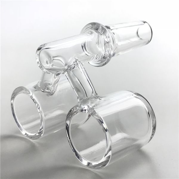 Новый 25мм XL Кварц танк пушки Banger Nail с 14mm 18mm Flat Top толщиной 3 мм Двойного Heads 2 Domeless Кварц Ковша для курения