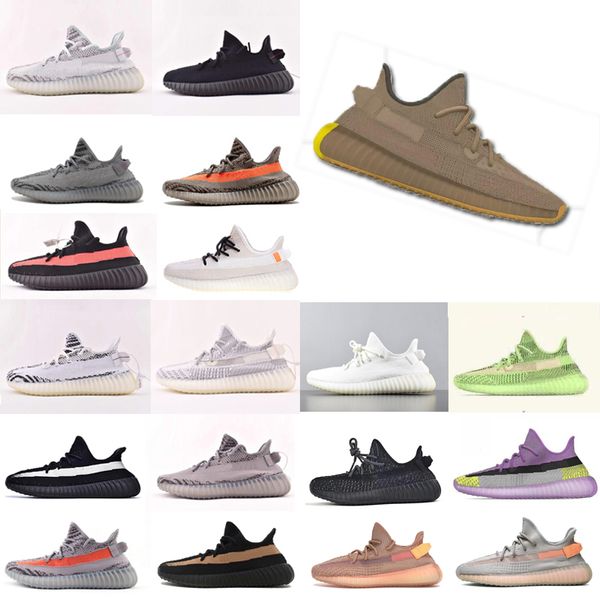 

[with box]kanye west 2020 yeezy yeezys 350 boots v2 zebra white yecheil earth men yezzy shoes mens women stock x sneakers