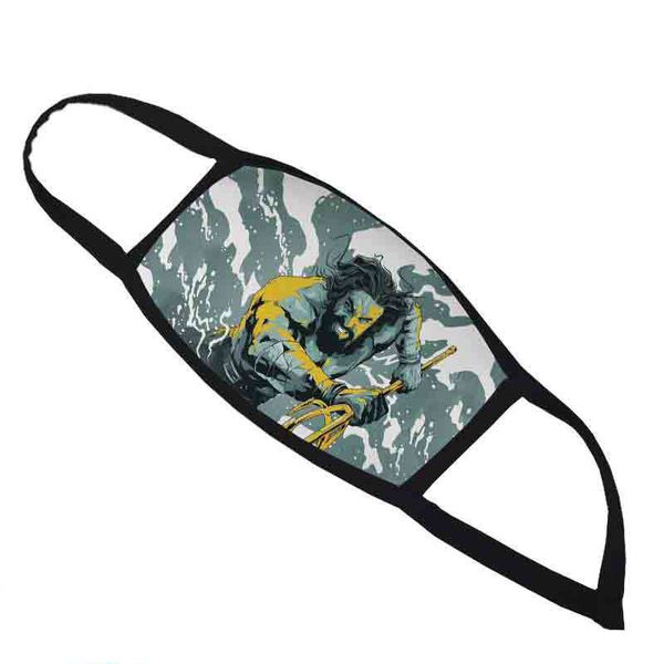 

mask in stock superhero flash supermen designer face man batman creative masks anti-fog haze pm2.5 reusable 10, Blue