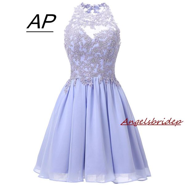 

angelsbridep short lavender homecoming dresses 2019 mini crystals homecoming dress open back gowns graduation dresses, White;black