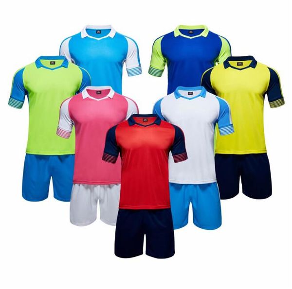 

Cu tom uniform contra t color children 039 occer uit per onalized printed jer ey hort leeve hort occer practice team diy, Black;red
