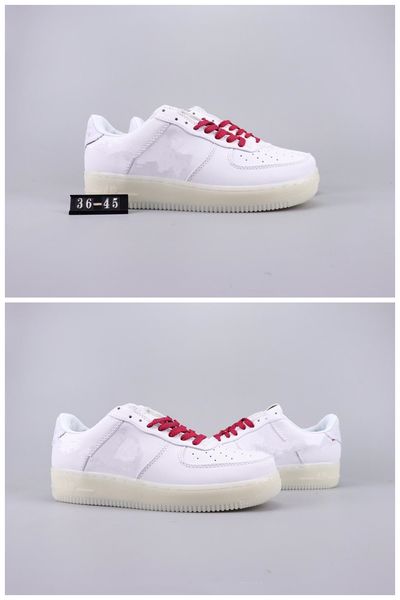 

new 1 De Lo Mio Dominican Republic 3M Tongue Women Mens Trainers Sneakers Low One Sports White Red Schuhe Chaussures us5.5-us11 with box