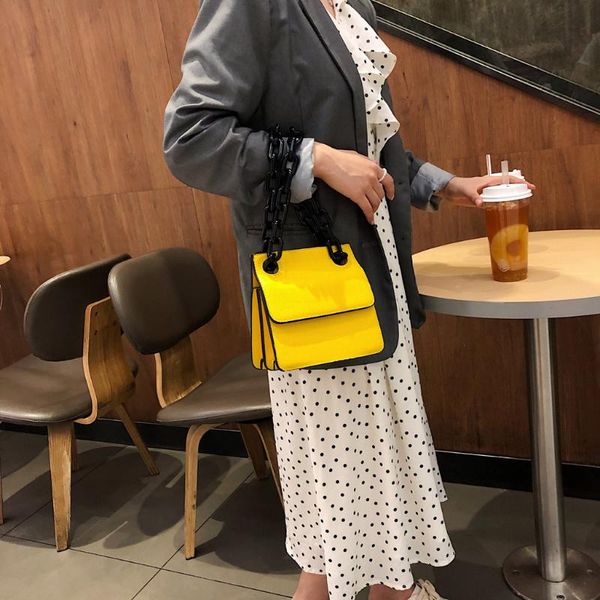 

2020 новй коѬейкий ендении мод пѬжка камен аблон мала плоад плеа crossbody 