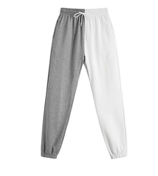 

loose high waist punk pants 2020 new hougong jogging pants hip hop sports women's casual, Black