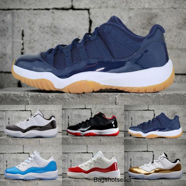 

concord high 45 jumpman 11 xi 11s cap and gown kids basketball shoes prm heiress gym red chicago platinum tint space men, Black