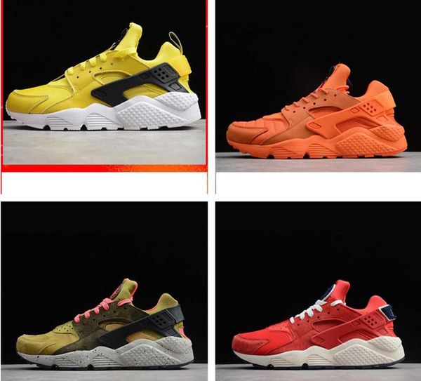 

2020 sneakers huarache 4.0 black white running shoes red huraches 1.0 4s white dot runner shoe size 36-45