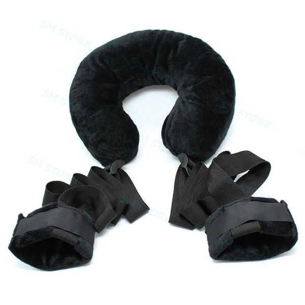 

#r98 pillow padded nylon cuffs ankle leg easy access aid fetish with strap spread mrpfn
