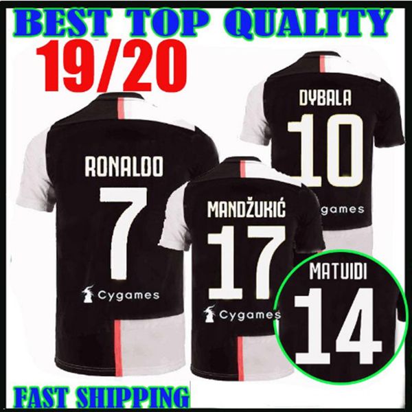 

2019 2020 ronaldo juventu occer jer ey 19 20 juve home dybala higuain buffon cami eta futbol cami a maillot football hirt