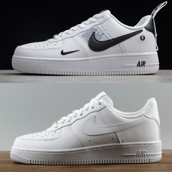 

buy brand airlis mens womens fashion designer shoes sneakers af1 all white black forces 1 one low high online