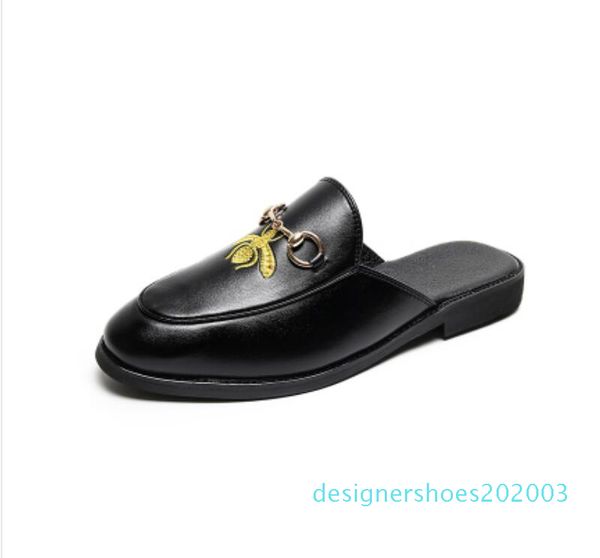 

brand designer slippers, green red green ribbon flip-flops designer sandals,designer slides,designer shoes,mens beach slippers d03, Black