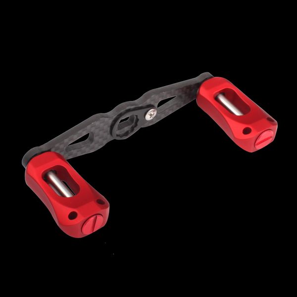 

kawa fishing reel handle carbon fiber handle with knob reel rocker accessory hole size 7x4 and 8x5mm suit for abu daiwa shimano